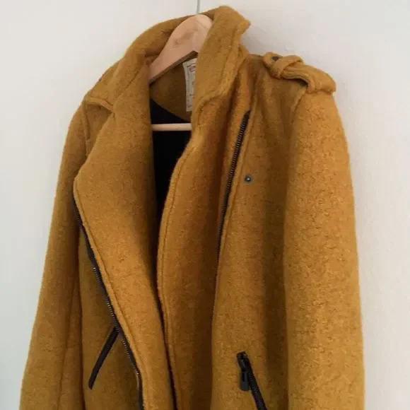 Anthropologie Sasha Boucle Wool Moto Cartonnier Jacket - Picture 5 of 16